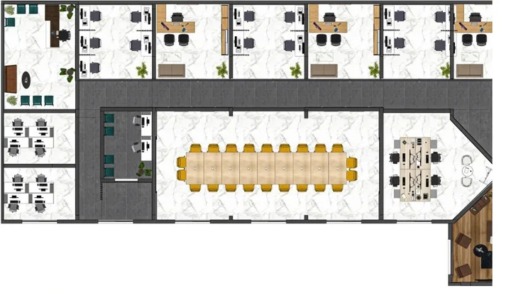 Coworking KAV · visuel de conception · vue 02