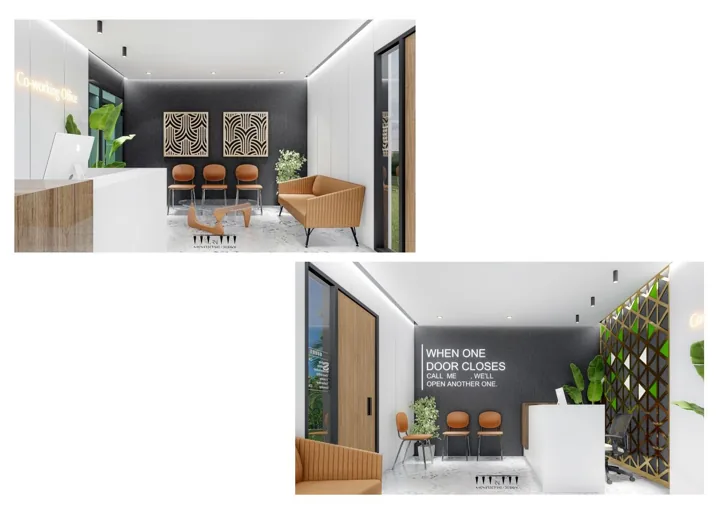 Coworking KAV · visuel de conception · vue 04